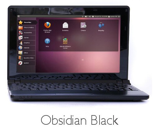 System76 Starling NetBook Obsidian Black