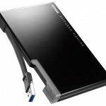 I-O Data HDPV-UT 1TB Piano Black external hard drive