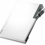 I-O Data HDPV-UT 1TB Snow White external hard drive